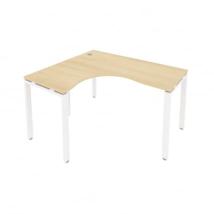 Стол письменный МЕТАЛ СЙСТЕМ Б.СА-3 Л Акация/Белый / METAL SYSTEM_0