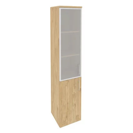 Шкаф высокий узкий левый ОНИКС О.СУ-1.2Р(Л) Тиквуд Светлый / ONIX O.SU-1.2R(L)_0