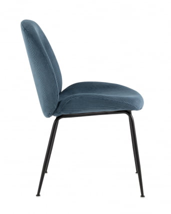 Стул Беетле велюр Голубой / Beetle_3