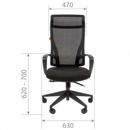 Кресло руководителя Чаирман CХ577 Черный / Chairman CH577_5