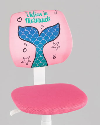 Кресло компьютерное детское ЛОЛО Мермаид Таил пластик белый / Mermaid Tail_3