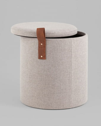 Пуф с ящиком Эркки С серый / S_3