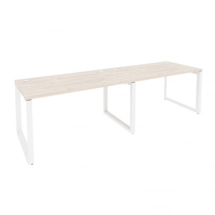 Рабочая станция на О-образном м/к ОНИКС О.МО-РС-2.3.8 Денвер Светлый/Белый / ONIX O.MO-RS-2.3.8_0