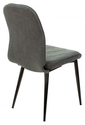 Стул для кухни Бюрократ КФ-3 Серый Алфа 44 / KF-3 Alfa_3