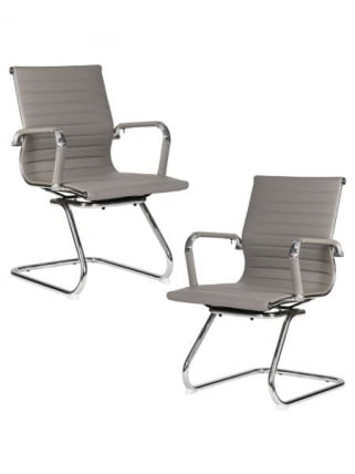 Офисное кресло для посетителей ДОБРИН CОДЙ (серый) 2 шт / DOBRIN CODY_0