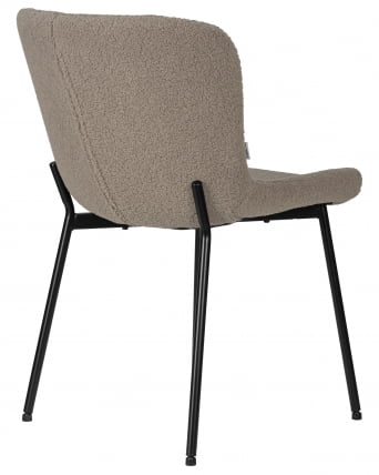 Стул обеденный ДОБРИН МИЛО (черные ножки, бежевый букле (УФ992-04)) / DOBRIN MILO (UF992-04))_3
