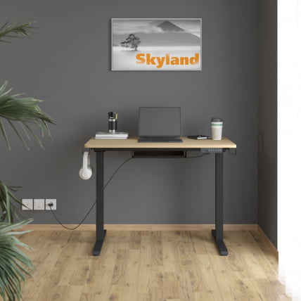 Стол подъемный электрический КСТЕН-УП АТ-001 Дуб светлый/черный / XTEN-UP AT-001_1