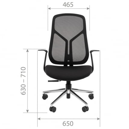 Кресло руководителя CХАИРМАН CХ588 БП Черный / CHAIRMAN CH588_4