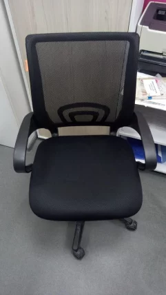 Кресло оператора CХАИРМАН 696 Черный пластик (блаcк) серый / CHAIRMAN (black)_10