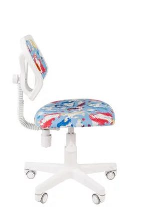 Детское кресло CХАИРМАН КИДС 106 Вхите Единороги / CHAIRMAN KIDS White_2