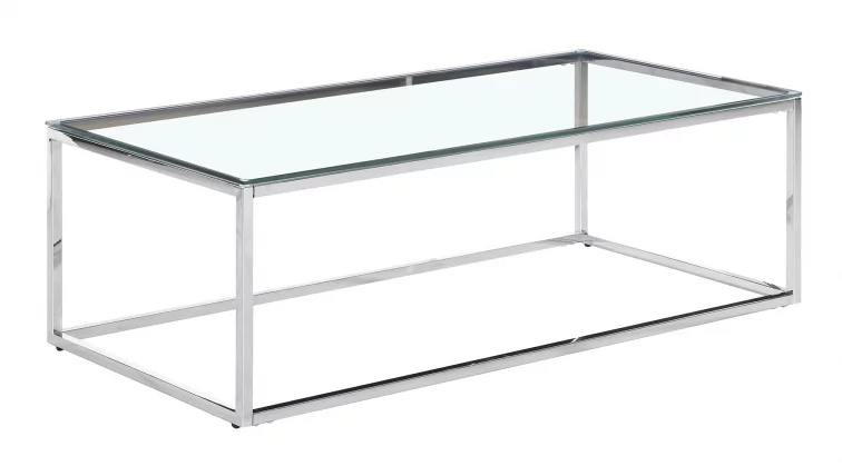 Журнальный стол ТАУН 120кс60 Серебро / 120x60_0