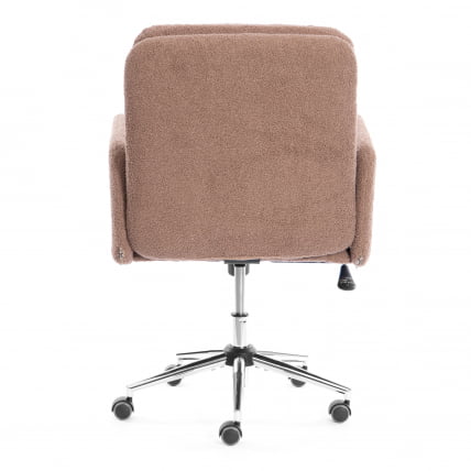 Кресло Довер хром букле, коричневый, барни кокоа / Dover barni cocoa_3