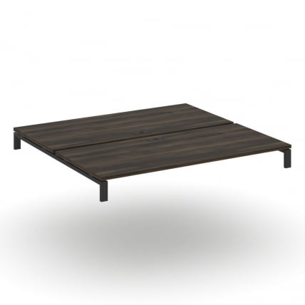 Двойной стол надставка на две опорные тумбы CОНCЕПТ CН.ДСН-008 Дуб Мали Черный / CONCEPT CN.DSN-008_0