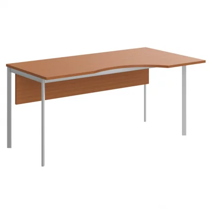 Стол эргономичный ИМАГО-С CА-2СД(Л/Р) груша ароза алюминий / IMAGO-S CA-2SD(L/R)_0