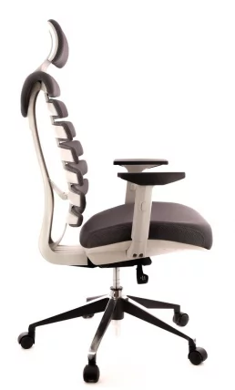 Эргономичное кресло Ерго Блаcк ткань Серый / Ergo Black_1