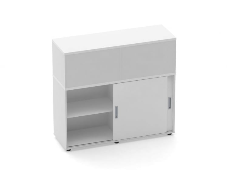 Тумба комбинированная высокая для рабочего модуля Дека 9.04.125 Белый / Deka_1