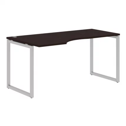 Стол письменный левый КСТЕН-К КСКCЕТ 169 Л Легно темный Алюминий / XTEN-Q XQCET L_0