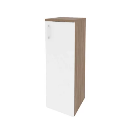 Шкаф средний узкий правый ОНИКС О.СУ-2.3(Р) Дуб Аризона/Белый / ONIX O.SU-2.3(R)_0