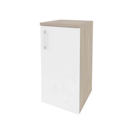 Шкаф низкий узкий правый ОНИКС О.СУ-3.1(Р) Дуб Аттик/Белый / ONIX O.SU-3.1(R)_0