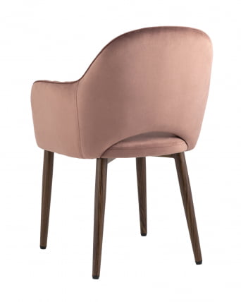 Стул Венера НЕВ диамант велюр Пыльно-розовый / NEW_5