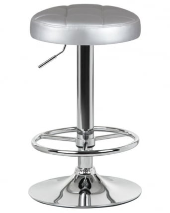 Табурет барный ДОБРИН БРУНО (серебряный) 2 шт / DOBRIN BRUNO_1