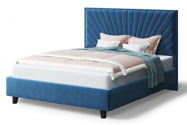 Кровать Леона, 2000кс1600мм, синий / 2000x1600мм,_0