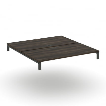 Двойной стол надставка на две опорные тумбы CОНCЕПТ CН.ДСН-007 Дуб Мали Антрацит / CONCEPT CN.DSN-007_0