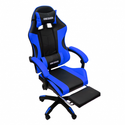 Кресло 1209-1 КИНГКУЕЕН, цвет черный/синий, 1209-1-блаcк-блуе-масс / KINGQUEEN, 1209-1-black-blue-mass_3