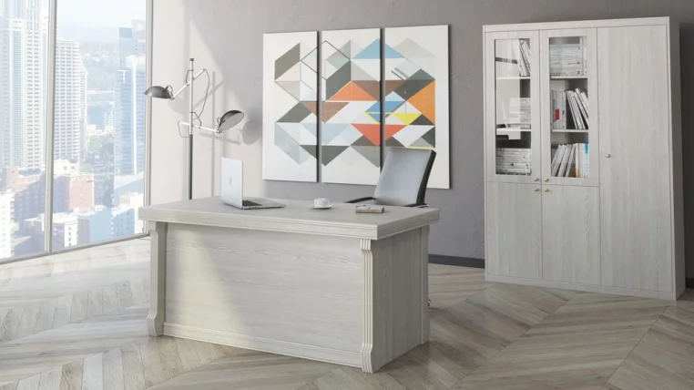 Комплект мебели для кабинета руководителя Берн 10 Светлый дуб / Bern_0