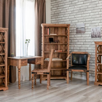 Письменный стол Бомбей ( БC-СТУДЙ ) палисандр, 90*60*76, Натурал тинтед (натуральный тонированный) / BC-STUDY Natural tinted_12