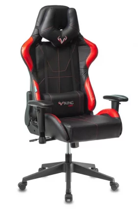 Кресло игровое Бюрократ ВИКИНГ 5 АЕРО РЕД / VIKING AERO RED_0