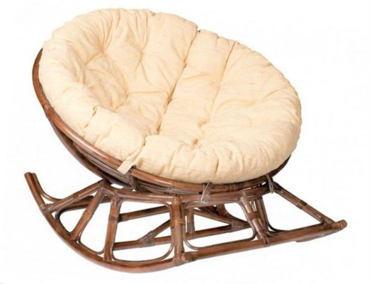 Кресло-качалка Папасан 23/01Д орех матовый / 23/01D_0