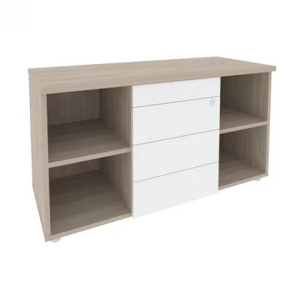 Тумба сервисная с ящиками ТИП-ОН ОНИКС О.ТС-11 ТИП Дуб Аттик/Белый / TIP-ON ONIX O.TS-11 TIP_0