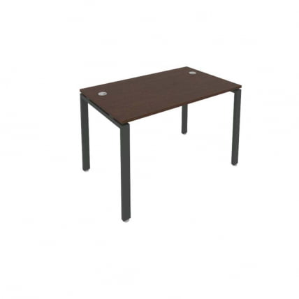 Стол письменный МЕТАЛ СЙСТЕМ Б.СП-2 Венге/Антрацит / METAL SYSTEM_0