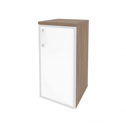 Шкаф низкий узкий правый ОНИКС О.СУ-3.2Р(Р) вхите Дуб Аризона / ONIX O.SU-3.2R(R) white_0