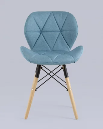 Стул Бон рогожка Голубой_3