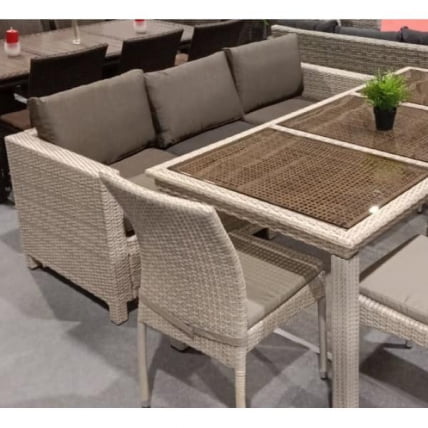 Плетеный диван С65Б-В85 Латте / S65B-W85 Latte_1