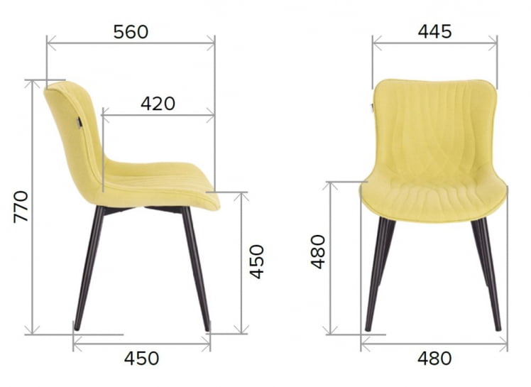 Стул Еверпроф Акуа Ткань Черный / Everprof Aqua_5