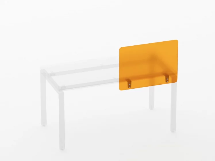 Экран (пластик) Дека 8.14.07 Оранжевый-2305 (без крепления) / Deka_0