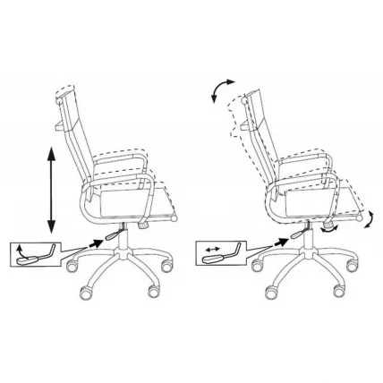 Кресло руководителя Бюрократ CХ-993/голд / CH-993/gold_7