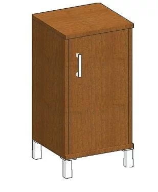 Стеллаж с дверью ДСП В411.2 Л Дуб девон / L_0