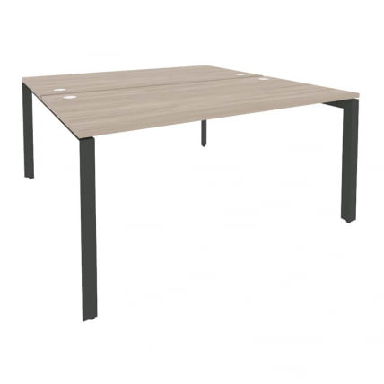 Рабочая станция на П-образном м/к ОНИКС О.МП-Д.РС-2.4.8 Дуб Аттик/Антрацит / ONIX O.MP-D.RS-2.4.8_0