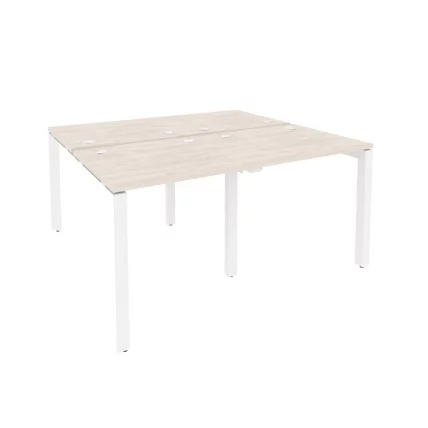 Рабочая станция на П-образном м/к ОНИКС О.МП-Д.РС-4.0.7 Денвер Светлый/Белый / ONIX O.MP-D.RS-4.0.7_0