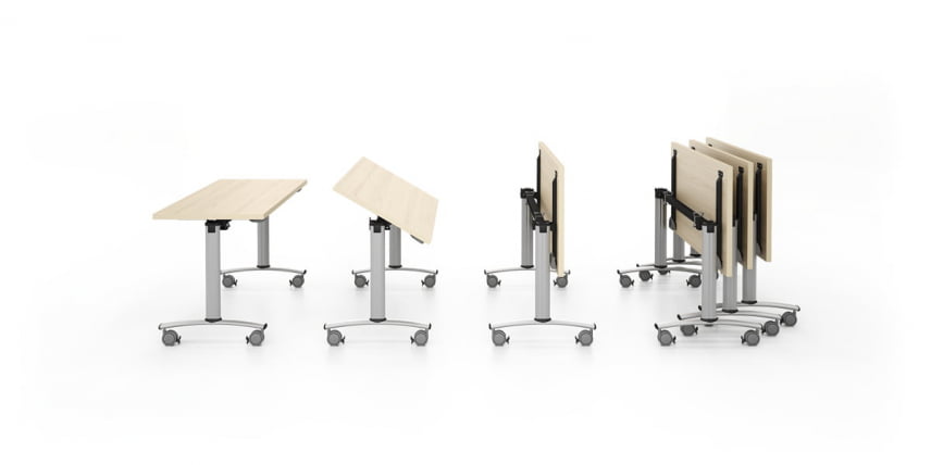 Стол складной Коннеcт 120х60х72.5см Светлый дуб / Connect_4