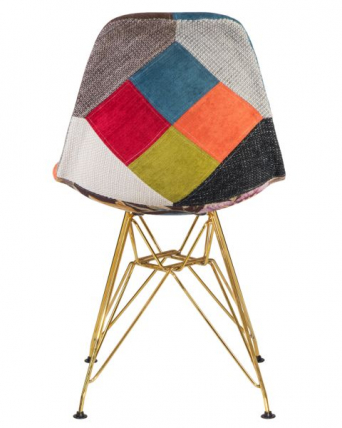 Стул обеденный ДОБРИН ДСР (ножки золотые, цвет мозайка) 4 шт / DOBRIN DSR_6