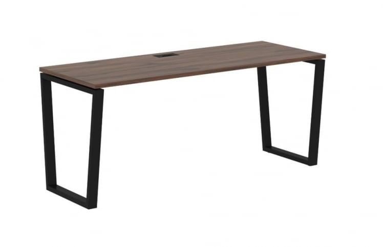 Стол письменный ЕДИС ЕВСТ 1767 Дуб Денвер темный Черный / EDIS EVST_0