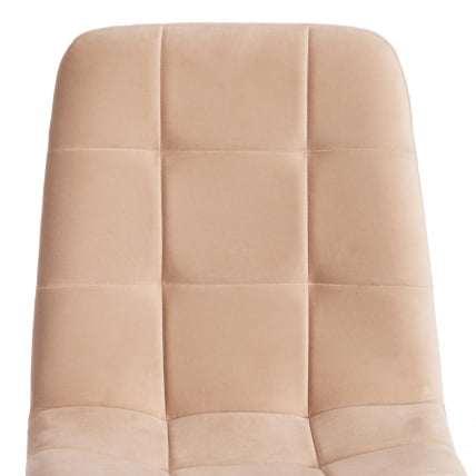 Стул CХИЛЛЙ МАКС Велюр/металл , 45 х 54 х 90 см , бежевый/черный / CHILLY MAX_6