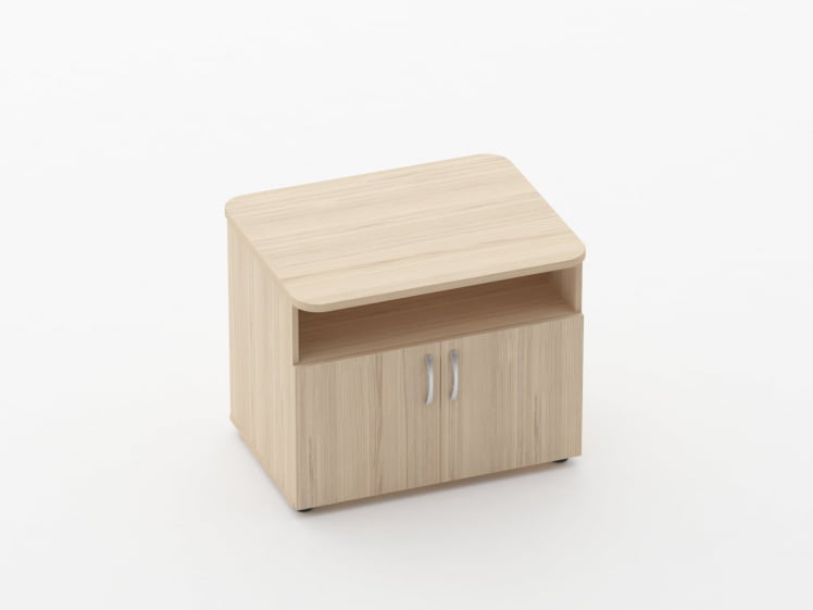 Тумба под оргтехнику Глассй 3.16.10 Орех / Glassy_0