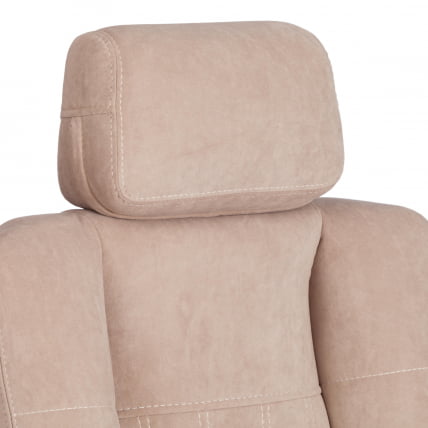 Кресло ОКСФОРД хром флок , бежевый, 7 / OXFORD_8