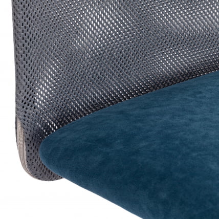 Кресло СТАРТ флок/ткань, синий/серый, 32/В-12 / START 32/W-12_6